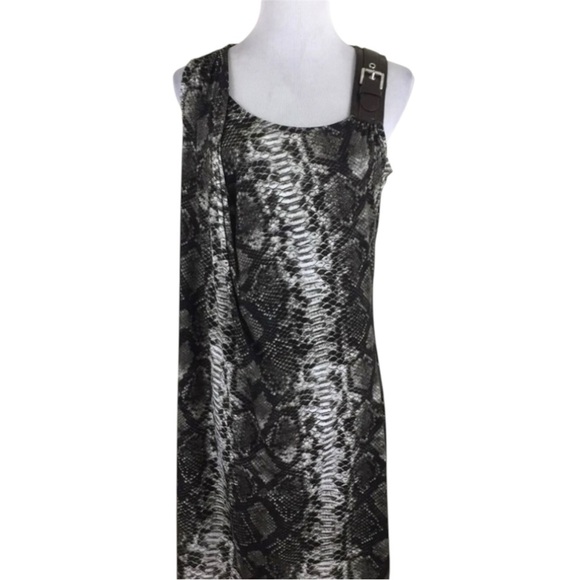 Michael Kors Dresses & Skirts - Michael Kors Sleeveless Dress Snakeskin Print Size Small